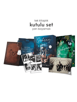 Gökçen 4 - Yan Boyamalı Hediyeli Kutu (Ciltli) - Ephesus Travel Yayınları Kitap