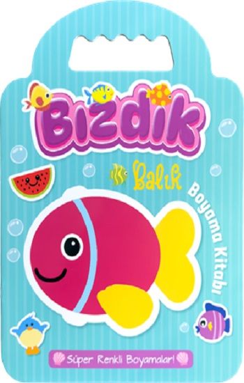 Bızdık Boyama - Balık - Net Çocuk Yayınları Kitap