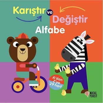 Karıştır ve Değiştir Alfabe (Ciltli) - Masalperest Kitap