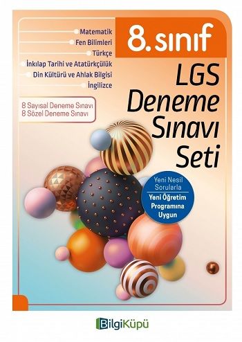 Bilgi Küpü 8.Sınıf LGS Deneme Sınav Seti - Bilgi Küpü Kitap