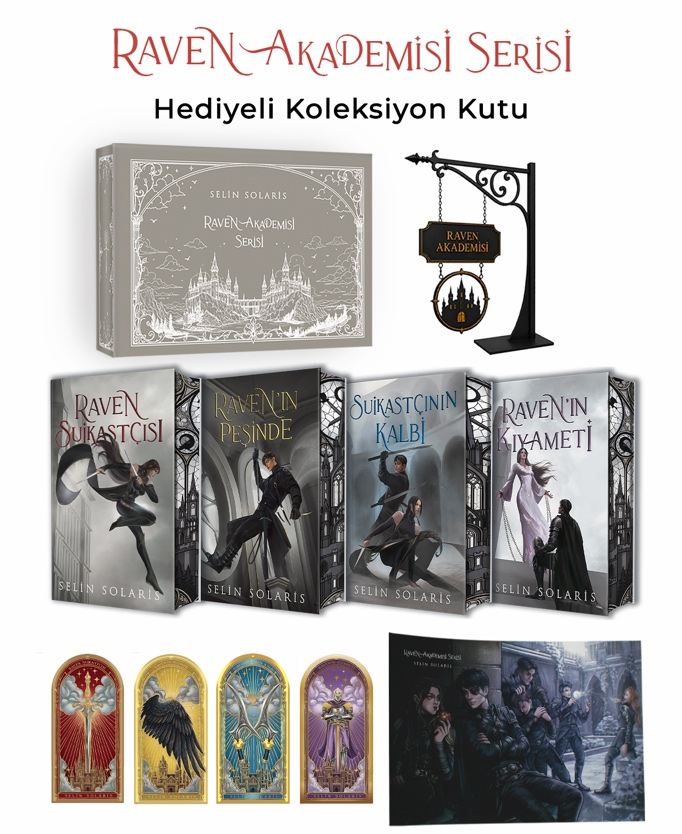 Raven Akademisi Serisi Koleksiyon Kutu - Onyx Yayınları Kitap