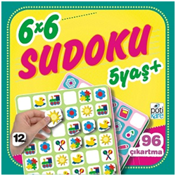 6 x 6 Sudoku - 12 (5 Yaş +) - Pötikare Yayıncılık Kitap