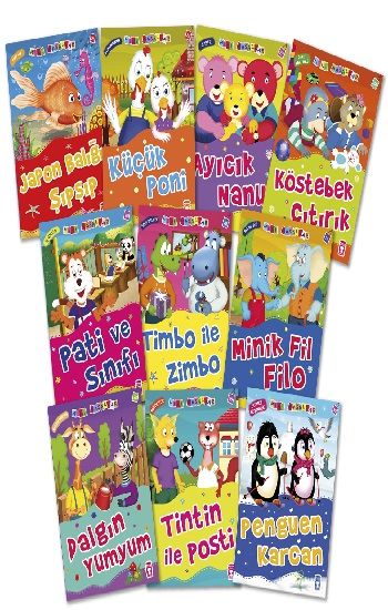 Mini Masallar 3 (10 Kitap Takım) - Nalan Aktaş Sönmez, Masallar Türkçe kitap kapağı