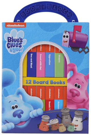 Nickelodeon Blue's Clues & You!: My First Library Board Book Block 12-Book Set - Pi Kids Kitap