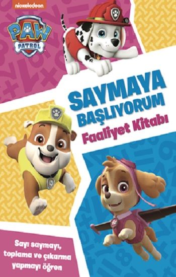 Paw Patrol Saymaya Başlıyorum Faliyet Kitabı - Beta Kids Kitap
