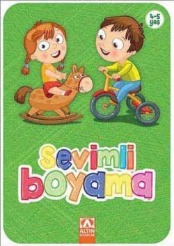 Sevimli Boyama (Yeşil) - Altın Kitaplar - Boyama ve Çocuk Kitapları Kitap