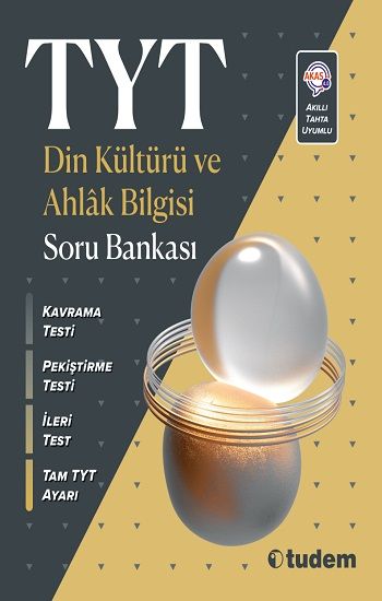 2022 TYT Din Kültürü ve Ahlak Bilgisi Soru Bankası - Tudem Eğitim Yayınları Kitap