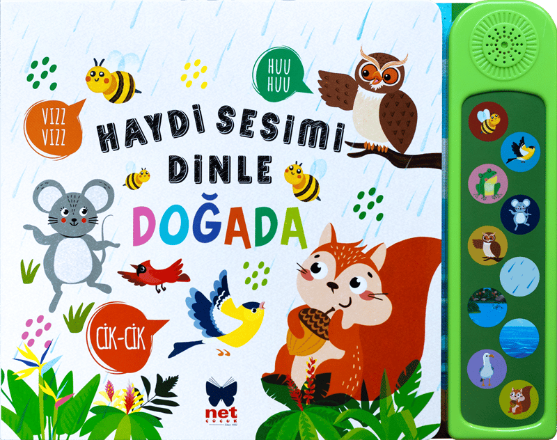 Haydi Sesimi Dinle - Doğada - Net Çocuk Yayınları Kitap