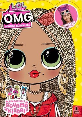 Lol Surprise! O.M.G. Çıkartmalı Boyama Kitabı - Maskot Şapka - Doğan Çocuk Kitap
