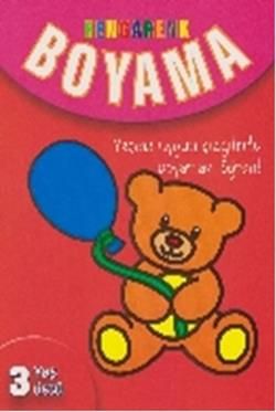 Rengarenk Boyama - 3 Yaş Üstü - Parıltı Yayınları Kitap