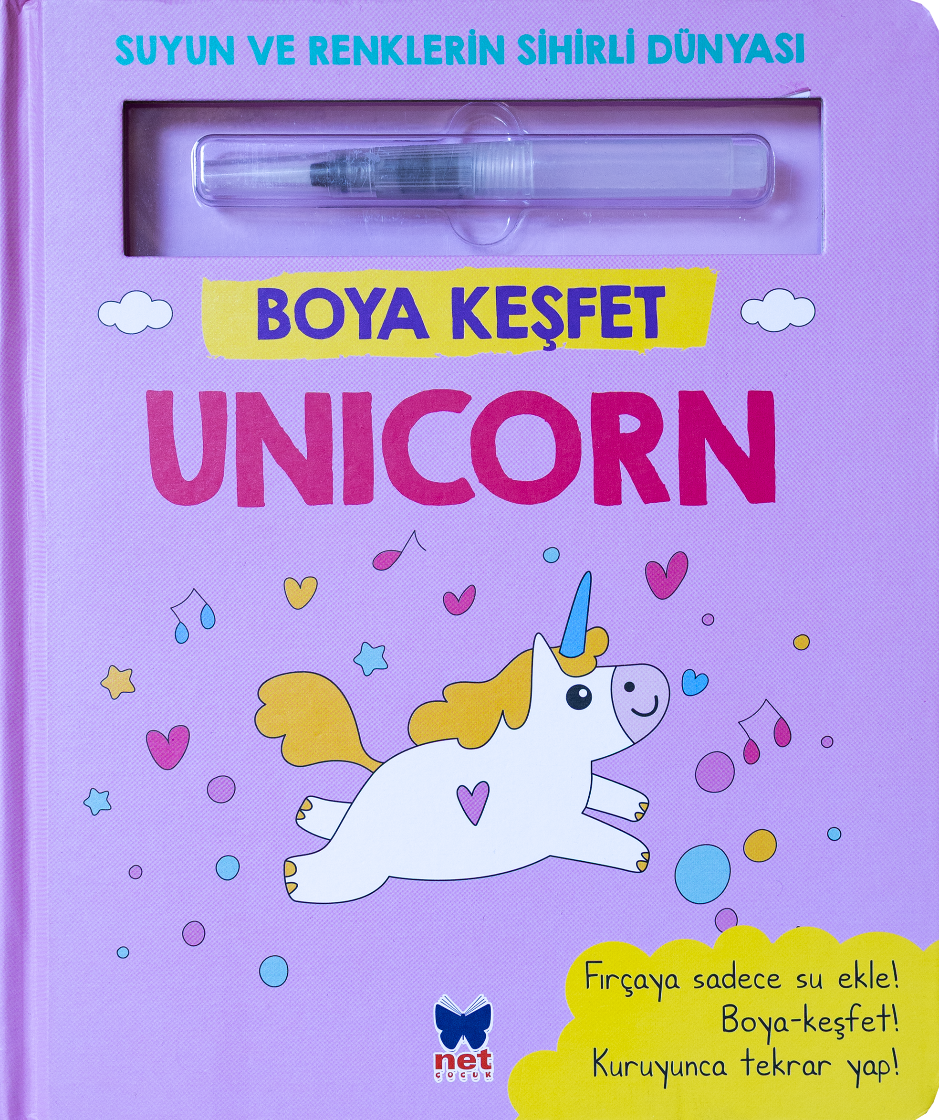 Boya Keşfet-Unıcorn - Net Çocuk Yayınları Kitap