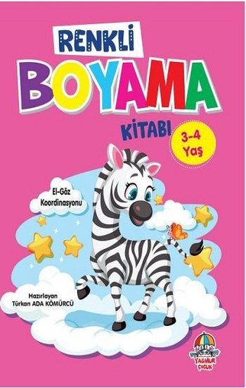 Renkli Boyama Kitabı - Yağmur Çocuk Yayınları Kitap