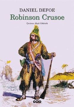 Robinson Crusoe - Daniel Defoe, İngiliz Edebiyatı Türkçe kitap kapağı