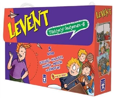 Levent Türkiye'yi Geziyorum 6 Set - (5 Kitap) - Timaş Çocuk Kitap