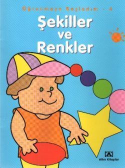 Şekiller ve Renkler Öğrenmeye Başladım - Oya Ferzan Gürsoy, Okul Öncesi Kitaplar Türkçe kitap kapağı