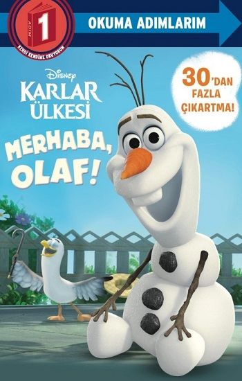 Disney Karlar Ülkesi - Merhaba, Olaf!;Okuma Adımlarım 1 - Beta Kids Kitap
