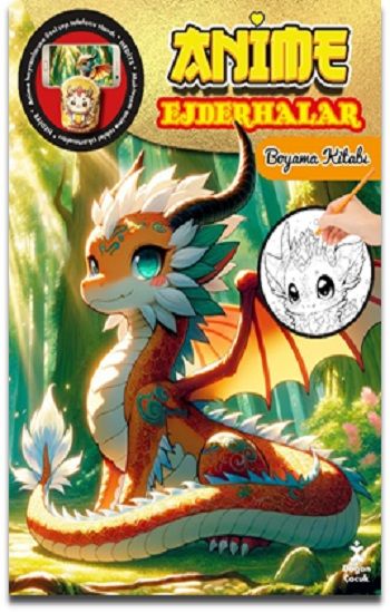 Anime Ejderhalar - Boyama Kitabı - Doğan Çocuk Kitap