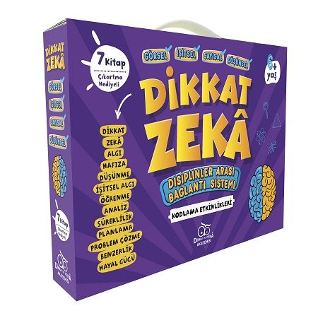 Dikkat Zeka Ana Sınıfı Seti - 6 Yaş (7 Kitap Takım) - Dikkat ve Zeka Akademisi Yayınları Kitap