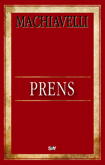 Prens Niccolo Machiavelli Türkçe kitap kapağı