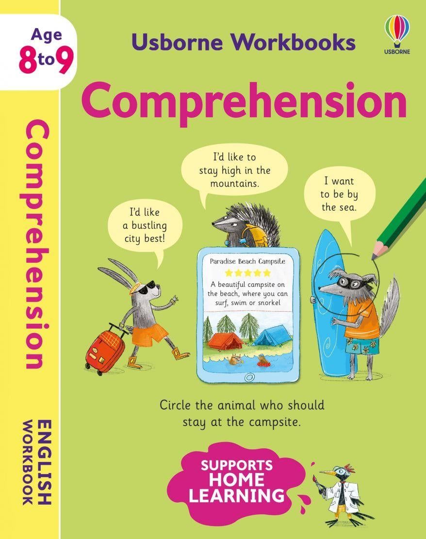 Usborne Workbooks Comprehension 8-9 - Usborne Publishing Kitap