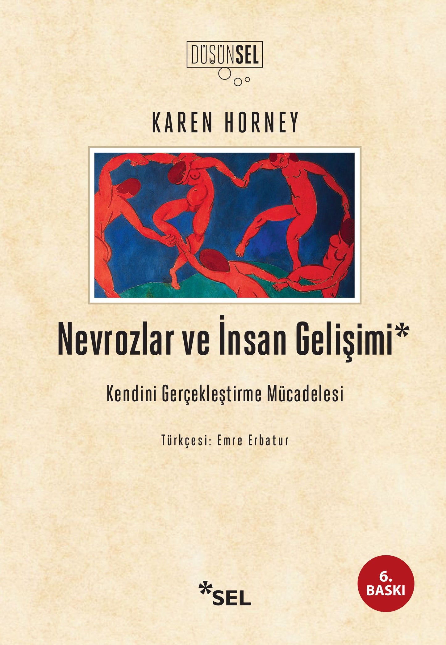 Nevrozlar ve İnsan Gelişimi Karen Horney Türkçe kitap kapağı
