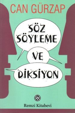 Söz Söyleme ve Diksiyon Can Gürzap Türkçe kitap kapağı