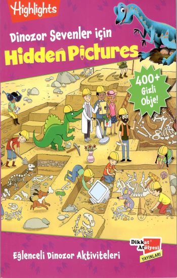Dinozor Sevenler İçin Hidden Pictures - Dikkat Atölyesi Yayınları Kitap