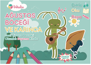 Ağustos Böceği ve Karınca - Tikutu Yayınları Kitap