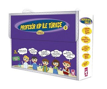 Profesör Kip İle Türkçe 2 Set - (5 Kitap) - Timaş Çocuk Kitap