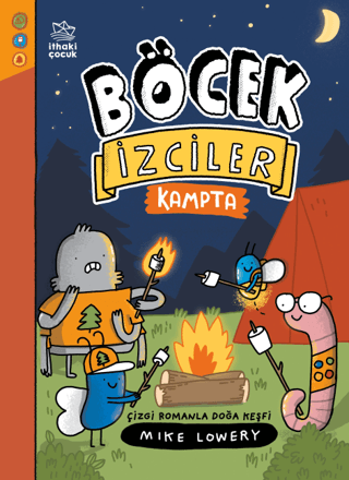 Böcek İzciler Kampta! Çizgi Romanla Doğa Keşfi - İthaki Yayınları Kitap