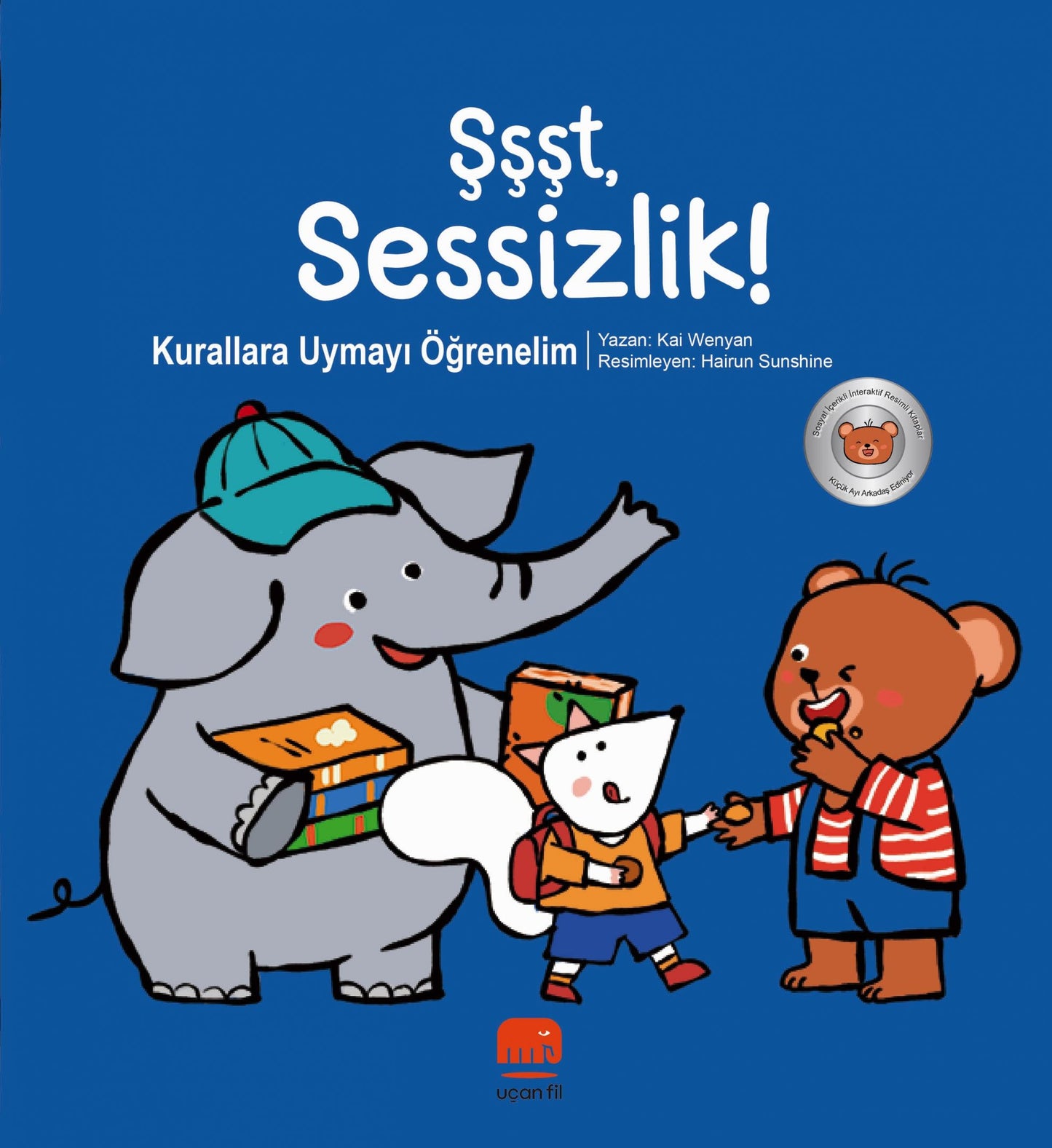 Şşşt Sessizlik - Uçan Fil Yayınları Kitap