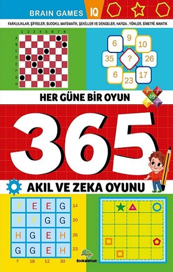 Her Güne Bir Oyun 365 Akıl ve Zeka Oyunu - Bookalemun Yayınevi Kitap