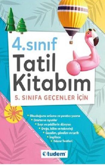 4. Sınıf Tatil Kitabım - Tudem Eğitim Yayınları Kitap