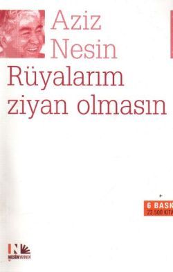 Rüyalarım Ziyan Olmasın Aziz Nesin Türkçe kitap kapağı