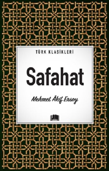 Safahat Mehmed Akif Ersoy Türkçe kitap kapağı