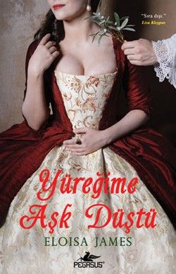 Yüreğime Aşk Düştü Eloisa James Türkçe kitap kapağı