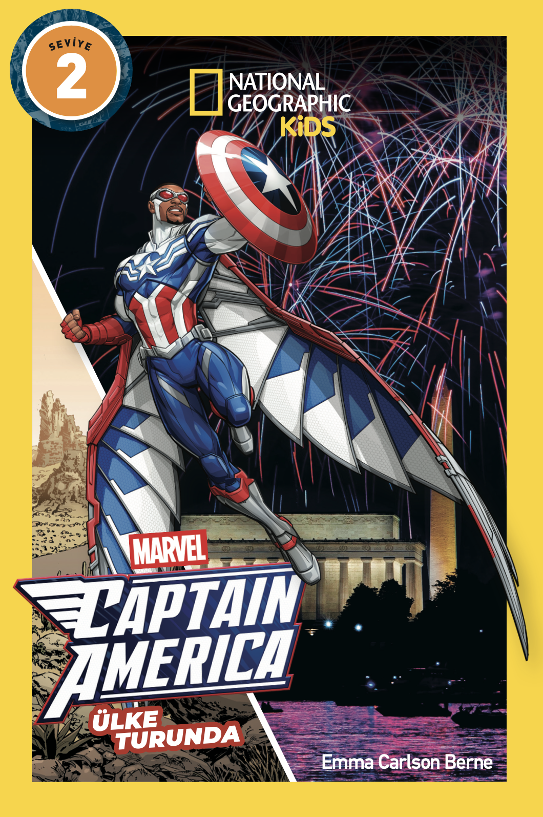 National Geographic Kids - Marvel Captain America Ülke Turunda - Beta Kids Kitap