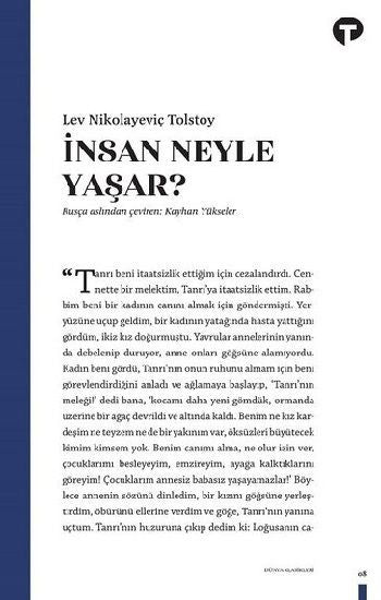 İnsan Ne İle Yaşar? - Turkuvaz Kitap Kitap