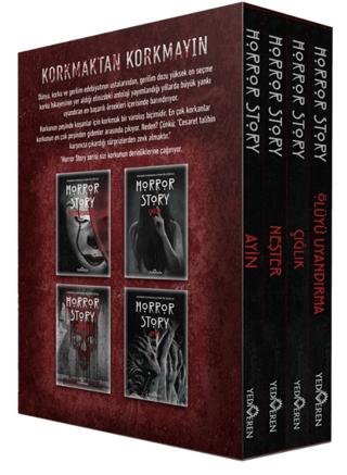Horror Story Kutulu 4 Kitap Set - Yediveren Yayınları Kitap