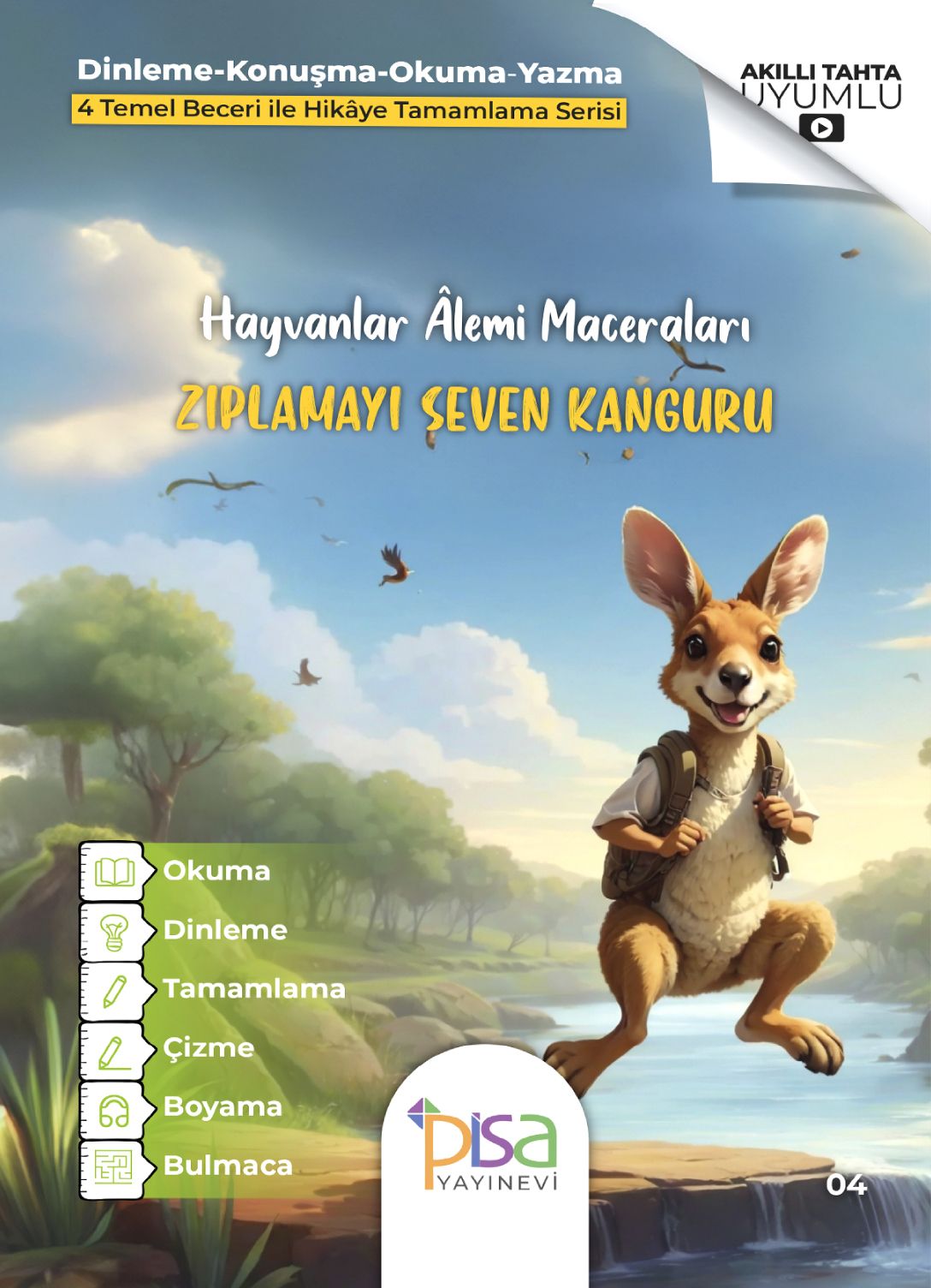 Zıplamayı Seven Kanguru - Pisa Yayınevi Kitap