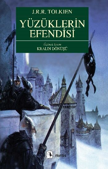 Yüzüklerin Efendisi III - Kralın Dönüşü J. R. R. Tolkien Türkçe kitap kapağı