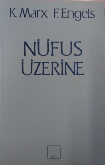 Nüfus Üzerine - Karl Marx, Diğer Türkçe kitap kapağı