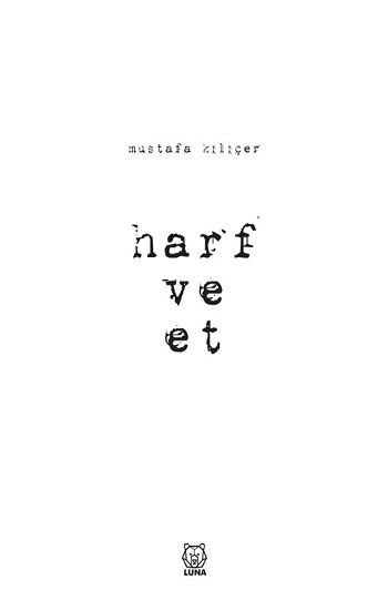 Harf ve Et - Luna Yayınları Kitap