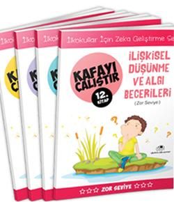 Kafayı Çalıştır - Zor Seviye (4 Kitap Takım) - Uğurböceği Yayınları Kitap