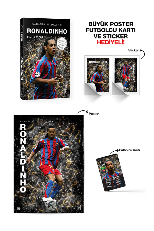 Ronaldinho - Sahanın Yıldızları - Parodi Yayınları Kitap