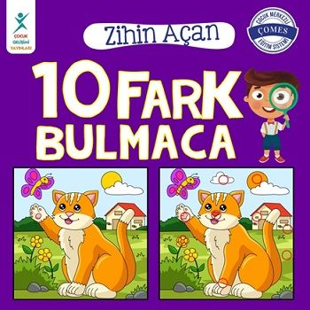 Zihin Açan 10 Fark Bulmaca - Çocuk Gelişimi Yayınları Kitap