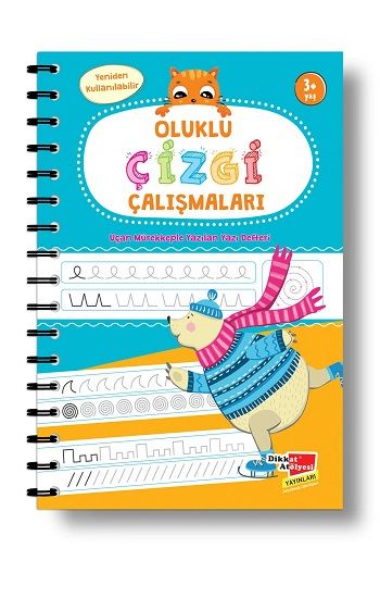 Oluklu Çizgi Çalışması - Dikkat Atölyesi Yayınları Kitap