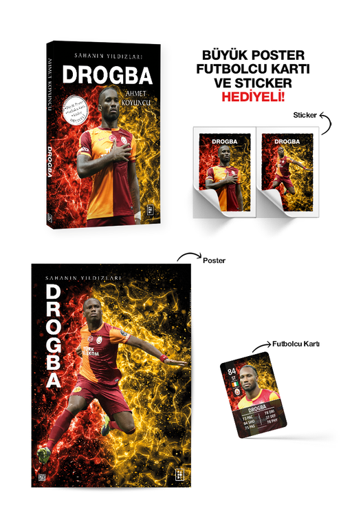 Drogba; Sahanın Yıldızları - Parodi Yayınları Kitap