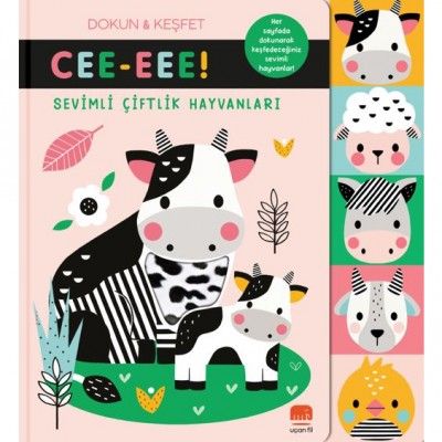 Dokun & Keşfet Sevimli Çiftlik Hayvanları - Uçan Fil Yayınları Kitap