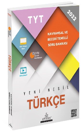 2022 TYT Türkçe Kavramsal ve Beceri Temelli Soru Bankası - Ephesus Akademi Kitap